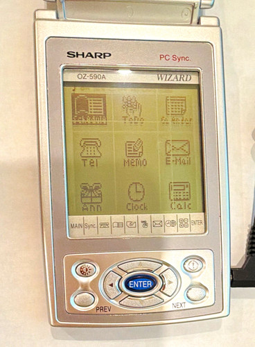 Sharp wizard 590a - wizard, pda